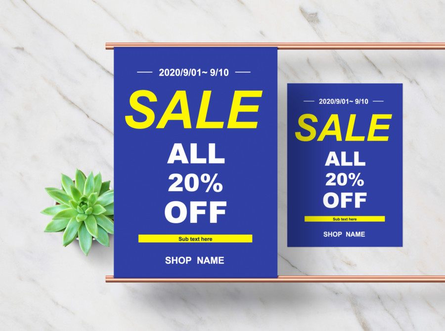 シンプルSALE ポスター 棚帯ポスター 30枚