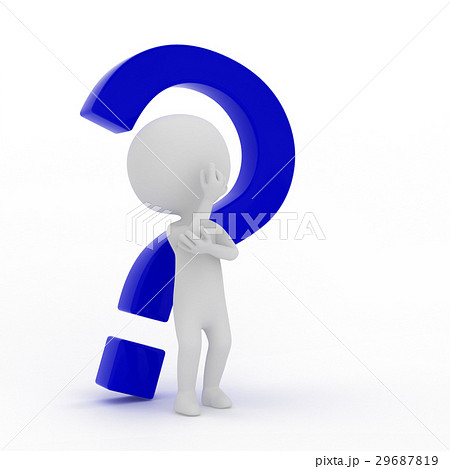 考える無料のAi・PNG白黒シルエットイラスト