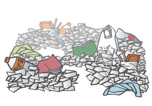 いろいろなゴミ拾いをする人のイラストかわいいフリー素材集 いらすとや