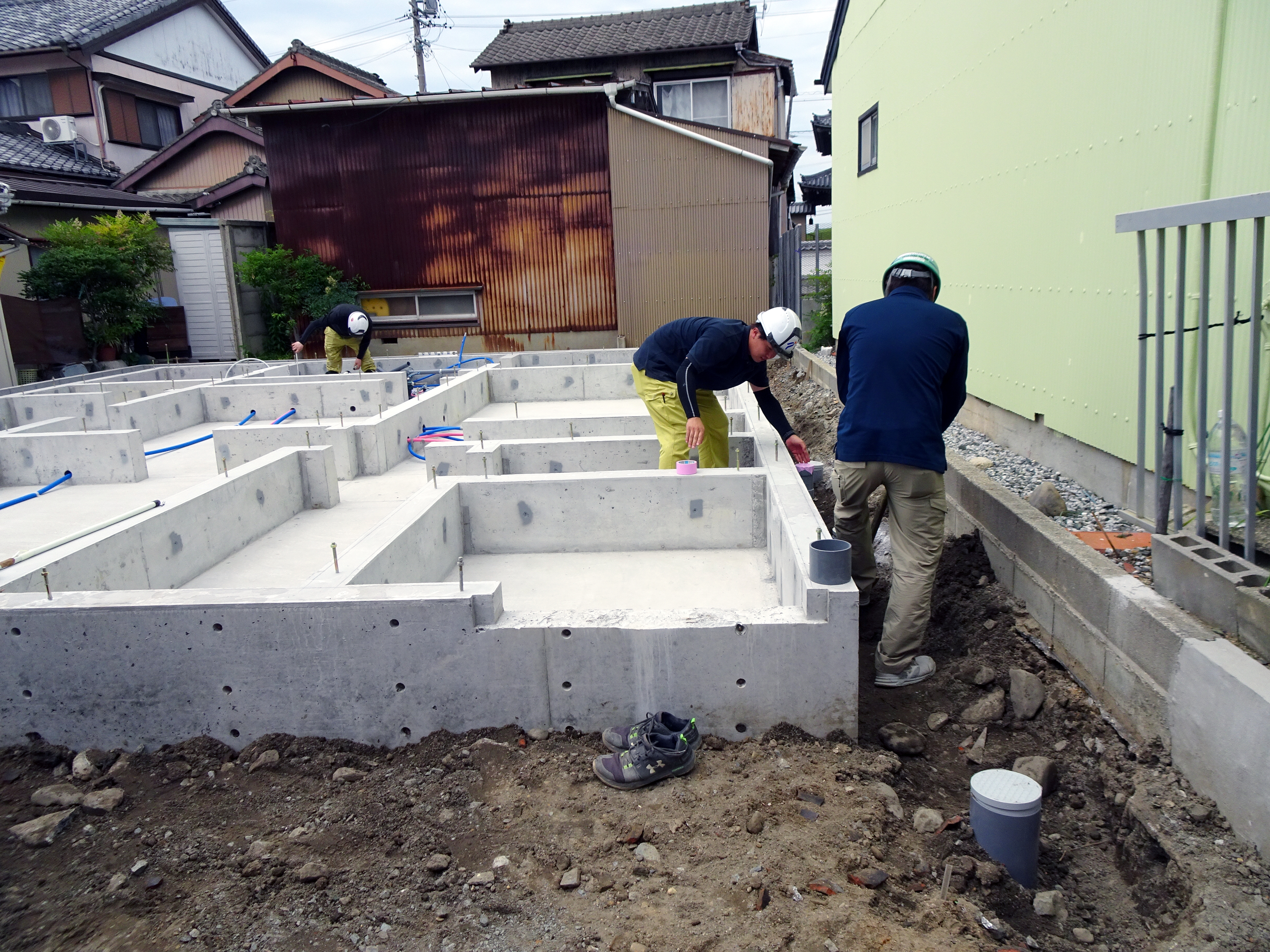 屋外給排水工事 M様邸・船町– 豊橋建設工業株式会社