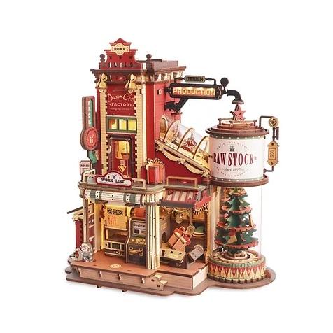 ROBOTIME マジック遊園地 Dream Gift Factory ギフト工場EAB01 ROKR ウッドパズル 組立キット英語版製品: エアプロ - 通販 - Yahoo!ショッピング