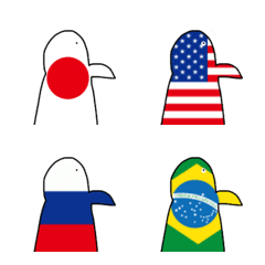 国旗1 - LINE絵文字LINE STORE