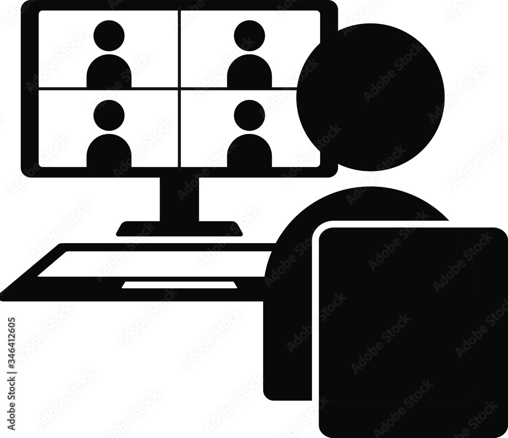 在宅勤務イラスト無料イラスト・フリー素材なら「イラストAC」