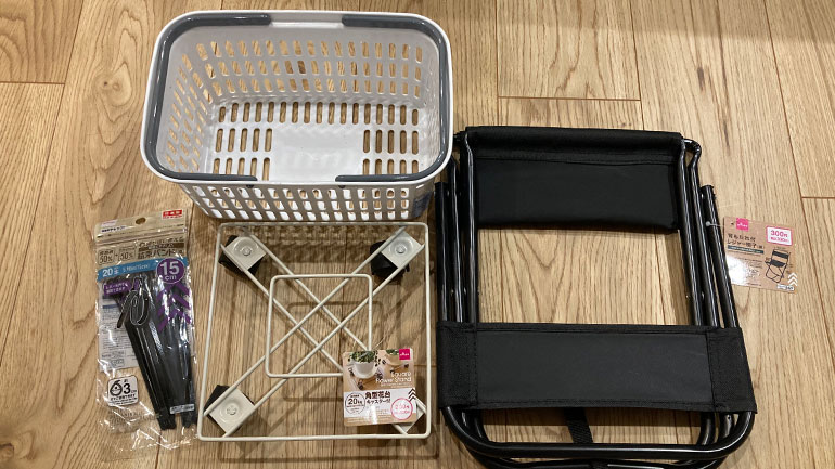 簡単100均DIY 手作りショッピングカート