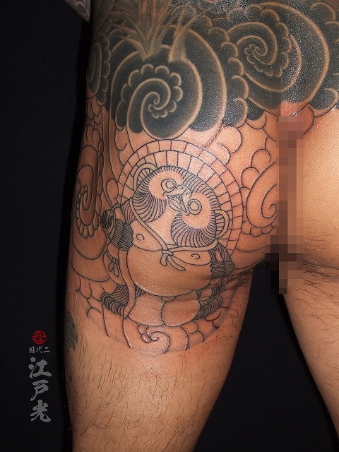 刺青の額について 日本伝統刺青協会 第12回磨斧作針 龍元洞雑記帳