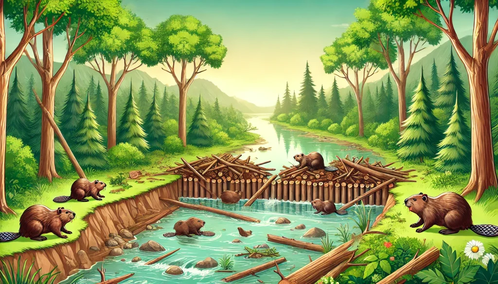 ビーバーのダムと生態系エンジニア 自然破壊に該当？獣害問題は存在する？生き物忍ログ