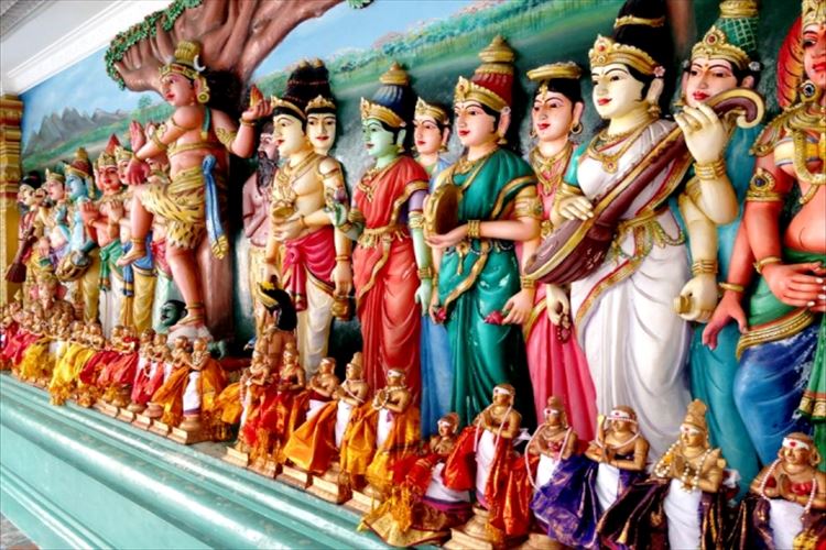 インドの神様像 - 金属・石製