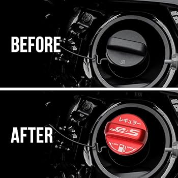 給油口の位置をメーターで確認する方法