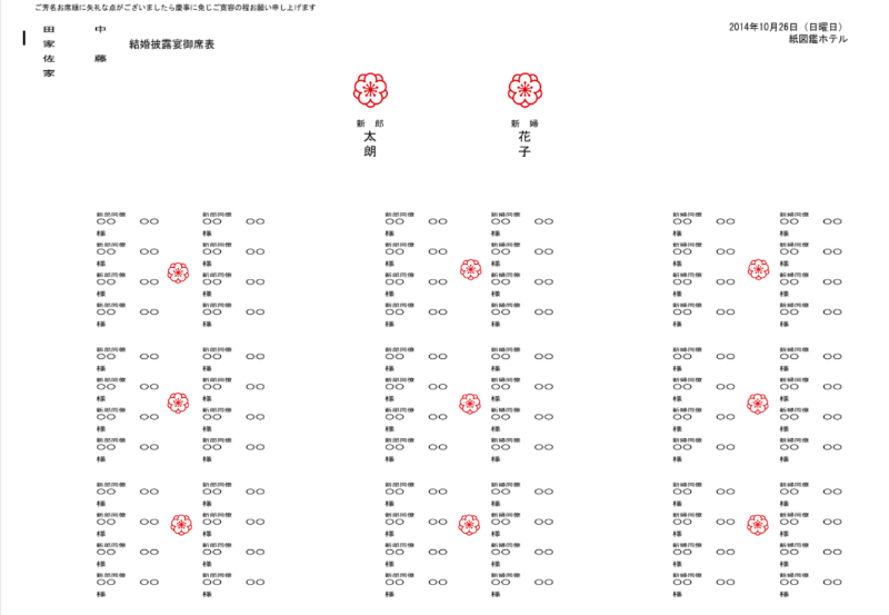５分でわかる結婚式の席次表ガイド！何を書く？手作りする？肩書きの書き方やおすすめデザインテンプレートもご紹介