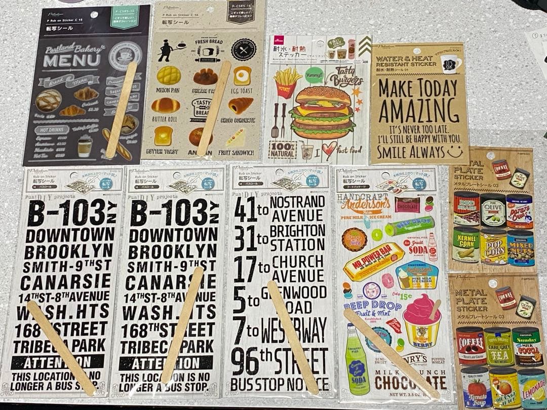 セリアの転写シールと耐水耐熱シールReo's Life