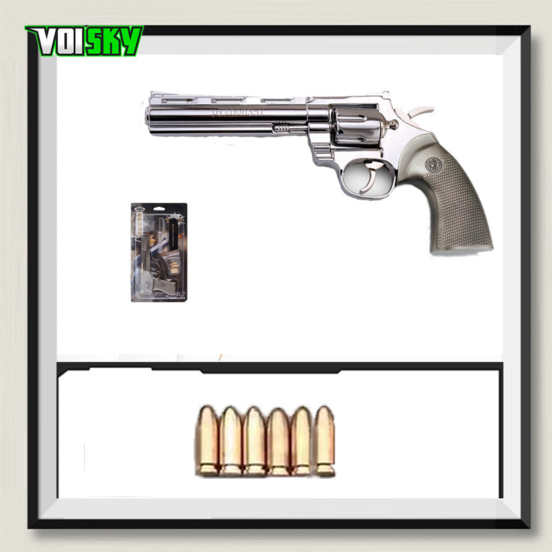 Amazonクラウンモデル ホップアップ エアリボルバー No.24 コルト パイソン .357マグナム 4インチ ウッドタイプグリップ10歳以上 エアーソフトガンモデルガン 通販