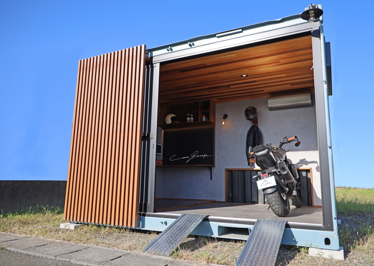 アルミコンテナ コンテナ 倉庫 物置 バイクガレージ コンテナハウス ユニットハウス