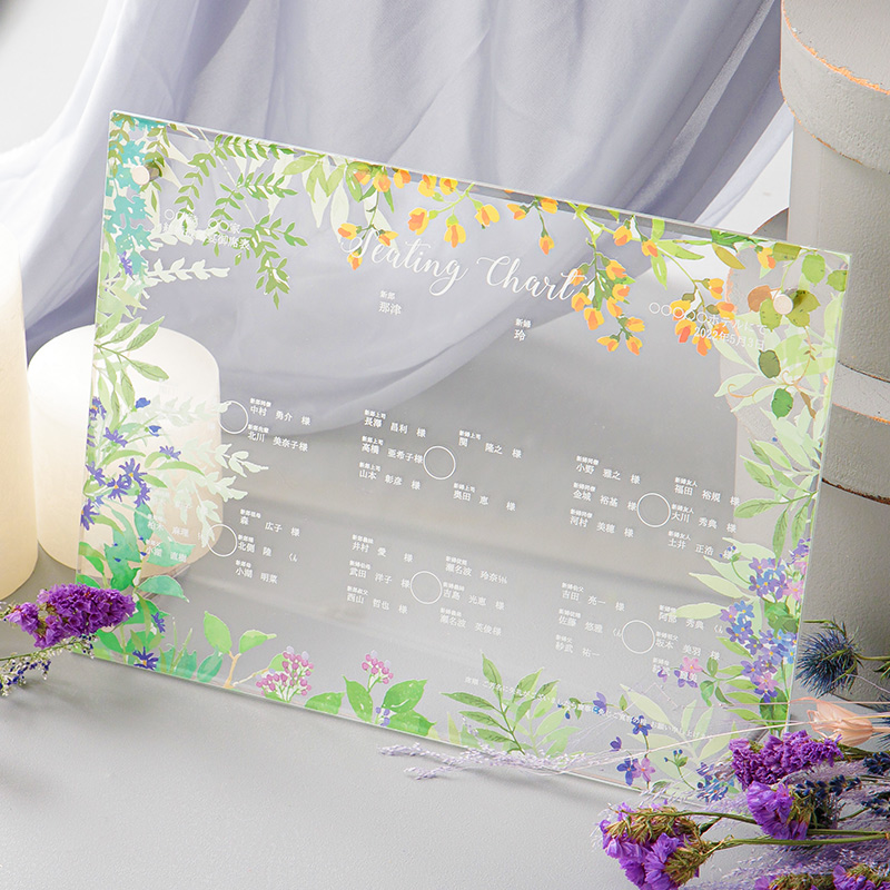 今話題のシーティングチャート。メリット・作り方・デザインまとめ花嫁ノート