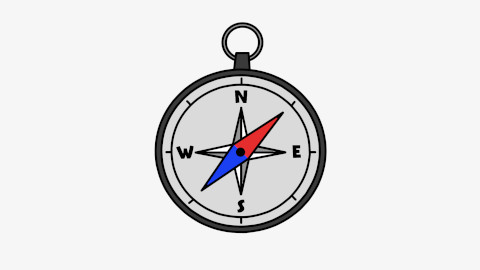 南南東 方位磁石イラスト無料イラスト・フリー素材なら「イラストAC」