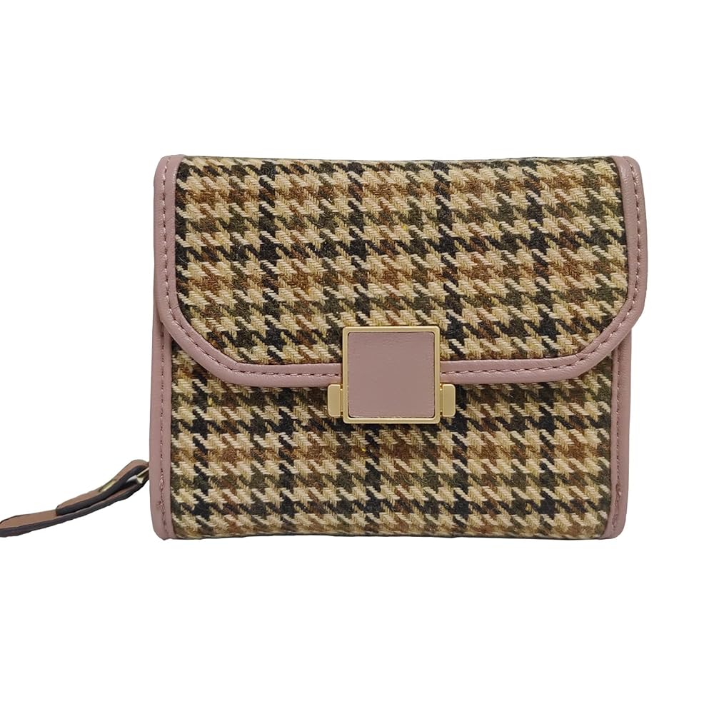 アニエスベー 折り財布 ラウンドファスナー グレージュ☓白 レザー 金具ロゴ 女子大学生に人気の