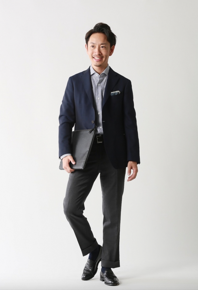 シャツ メンズ 長袖 ビジネス シャツ 春 グレー ストライプ スタイル スリム ノンアイロン インチ シャツ トレンディでハンサム ロングスプリング 春物 undao21765800163