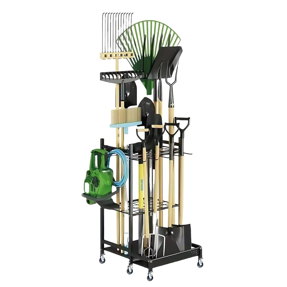 Amazon物置 屋外 倉庫 屋外収納庫 防水スチール製 浅緑色 両開きドア 耐候性構造 農具収納用 組立式ストレージ 床補強フレーム付き大容量設計 工具 ガーデニング用品保管に最適物置・倉庫