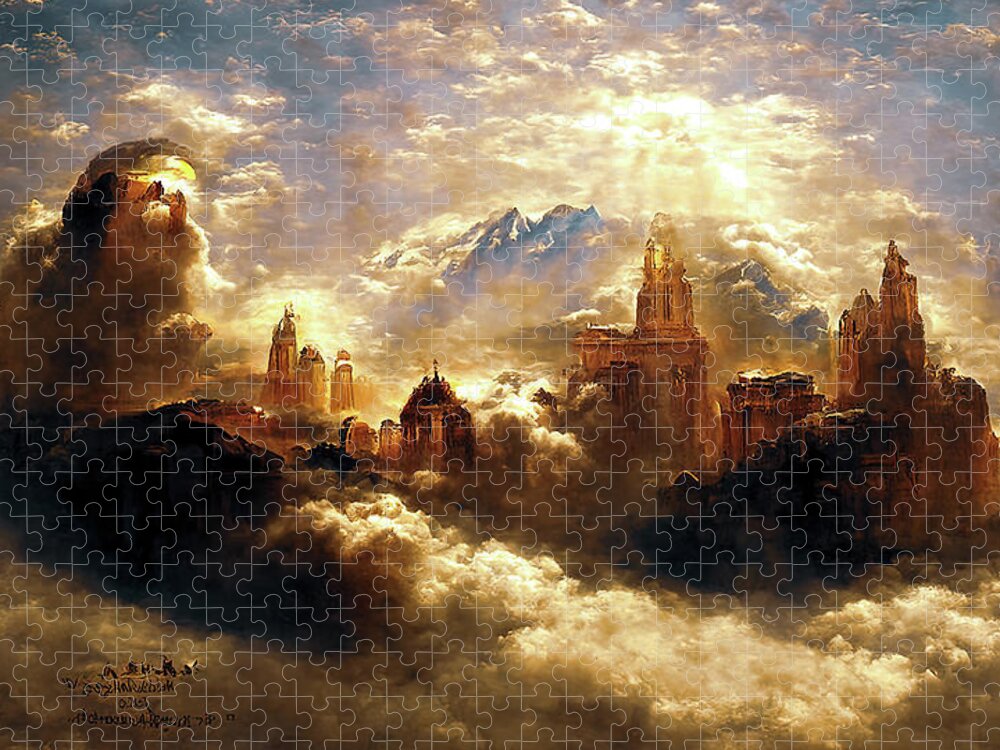 heaven golden city created